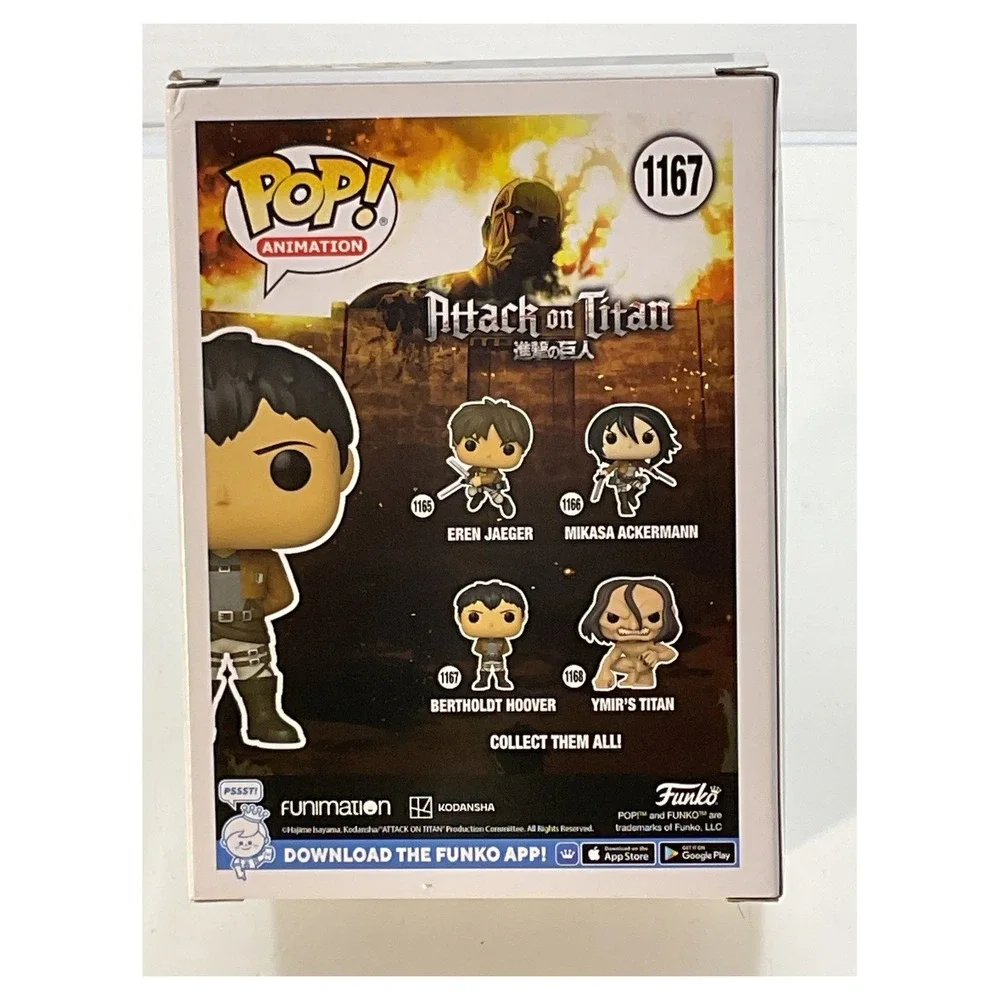 Funko Pop! Animation Attack on Titan Bertholdt‎ Hoover #1167 Vinyl Figure